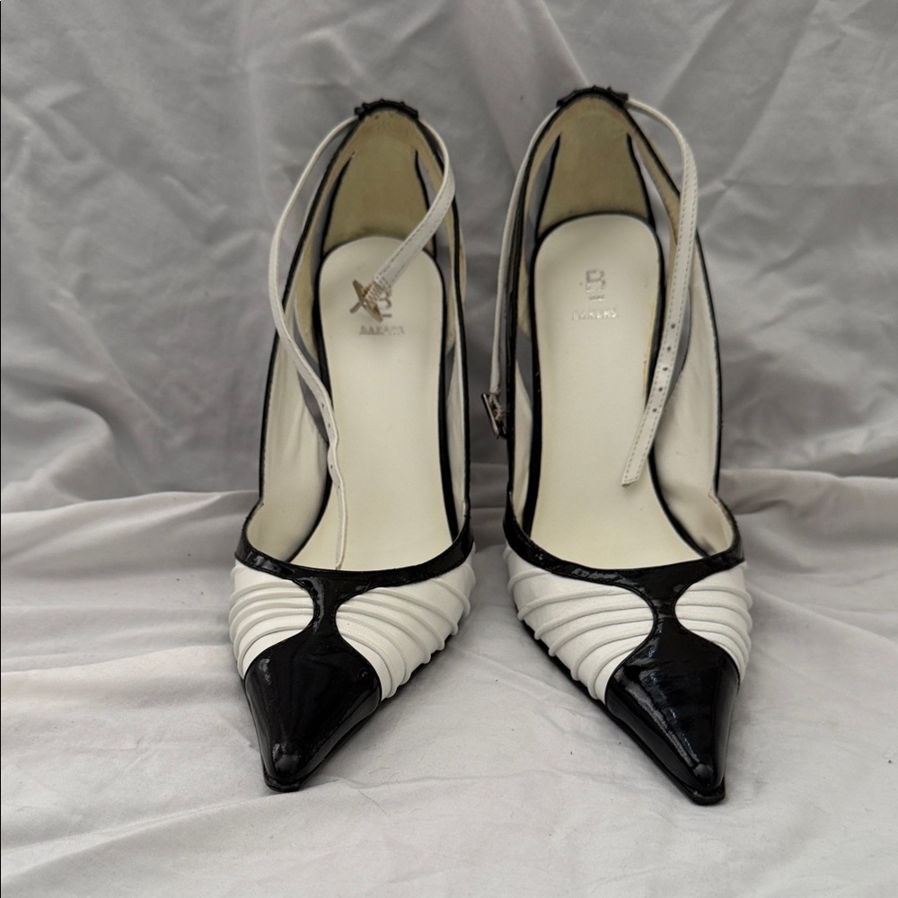 Bakers Black and White Heels